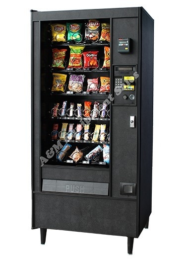 Vending Machine Spiral Coils Matte Black Industrial Center