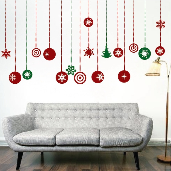 Wall Decals Multi Length Festive Holiday Wall Decals