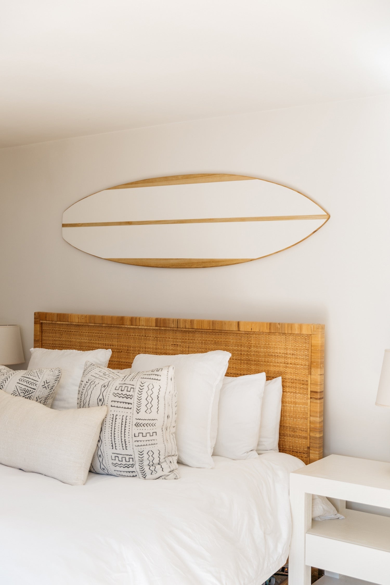 Wall Decor Wooden Stringers Horizontal Surfboard Art