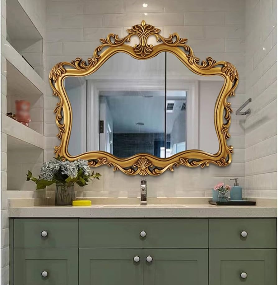 Bathroom Mirror Retro