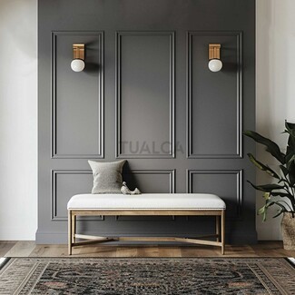 Wall Molding Kit: Charcoal Gray Rectangular Paneling