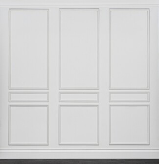 Wall Moulding Kit: Primed Nine Piece Three Tier Design
