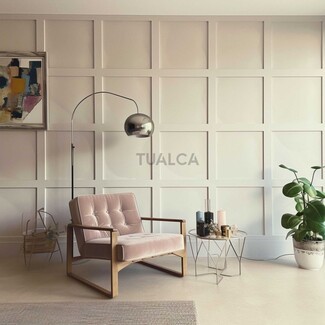 Wall Moulding Panel: Full Wall Grid Ready to Assemble