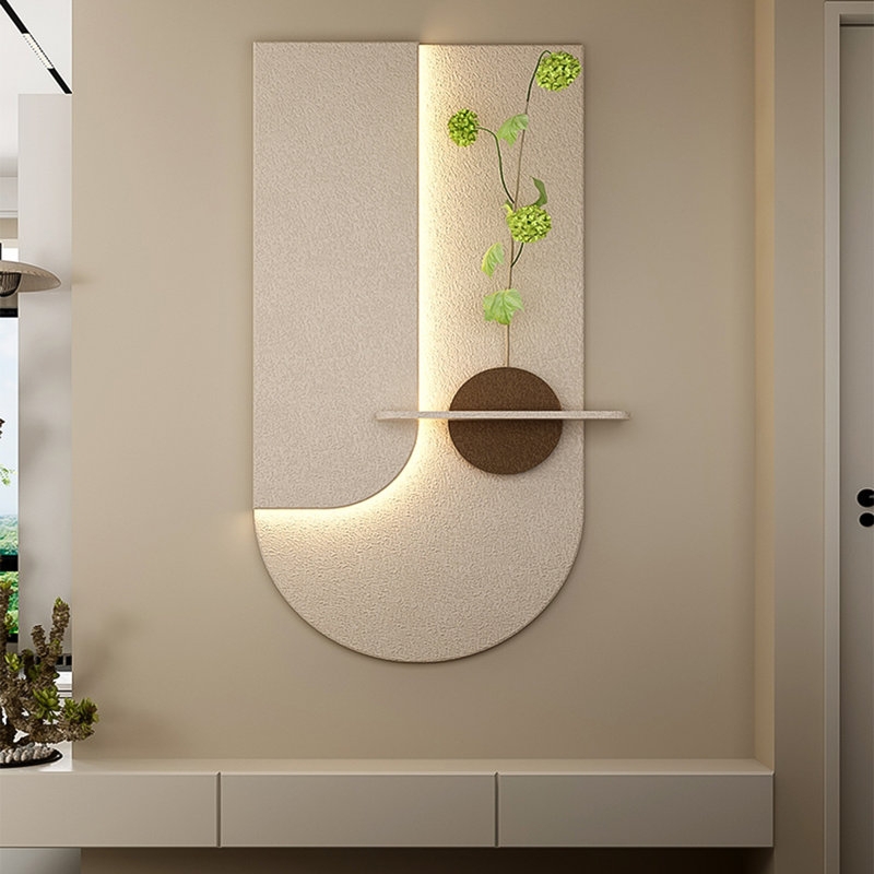 Wall Sculpture displaying Stereoscopic 3D Design and Plaster