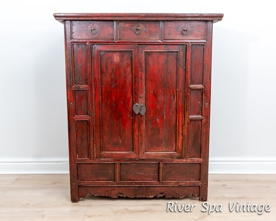 Wedding Cabinet Shanxi Provincial Furniture with Leaf Hardware