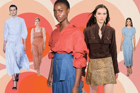Women's Apparel with Snakeskin Mini Skirt: 70s Revival Guide