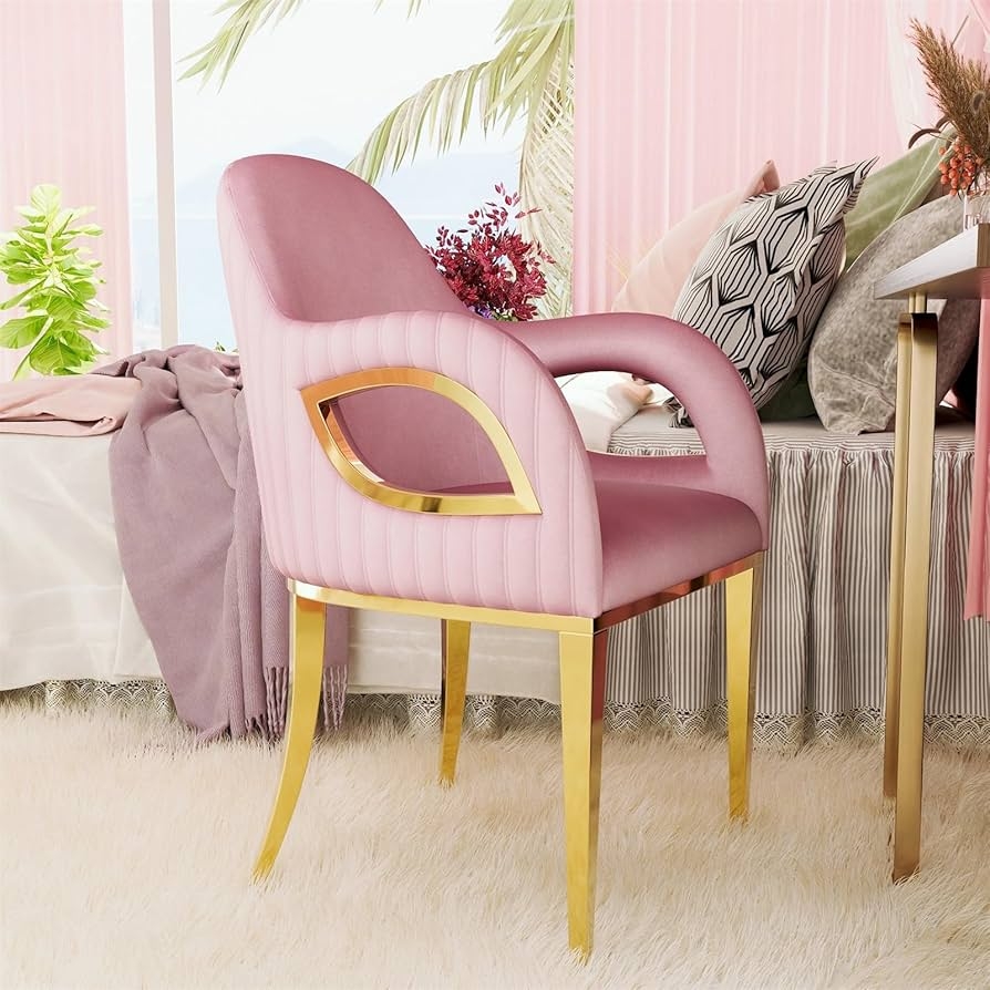 Pink Velvet Chairs