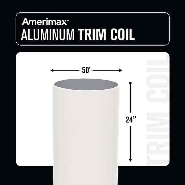Aluminum Trim Coil Flexible Metal Bright White Trim Coil Roll