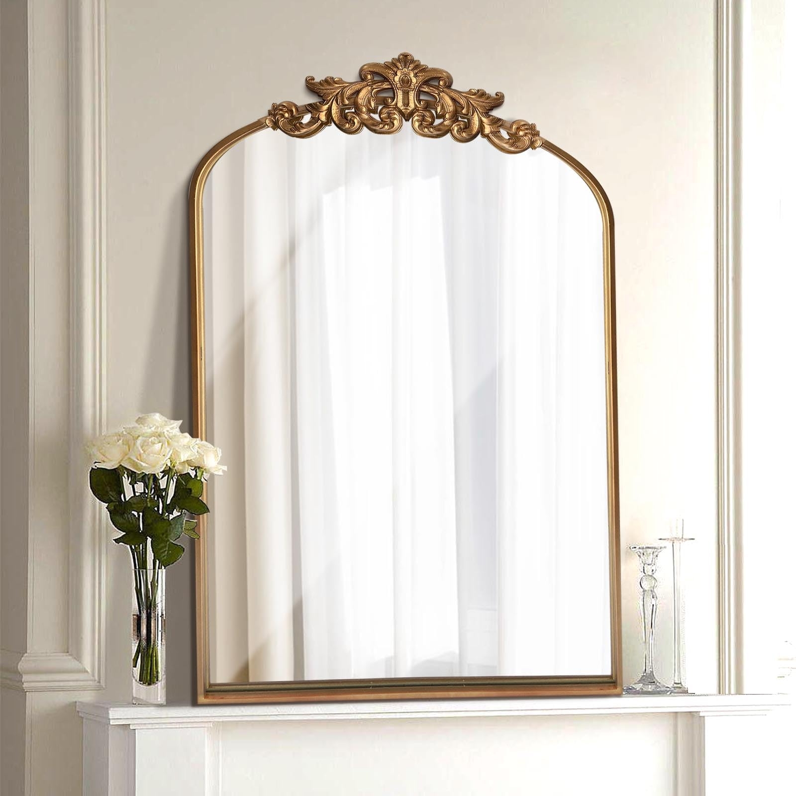 Vintage Antique Gold Mirror