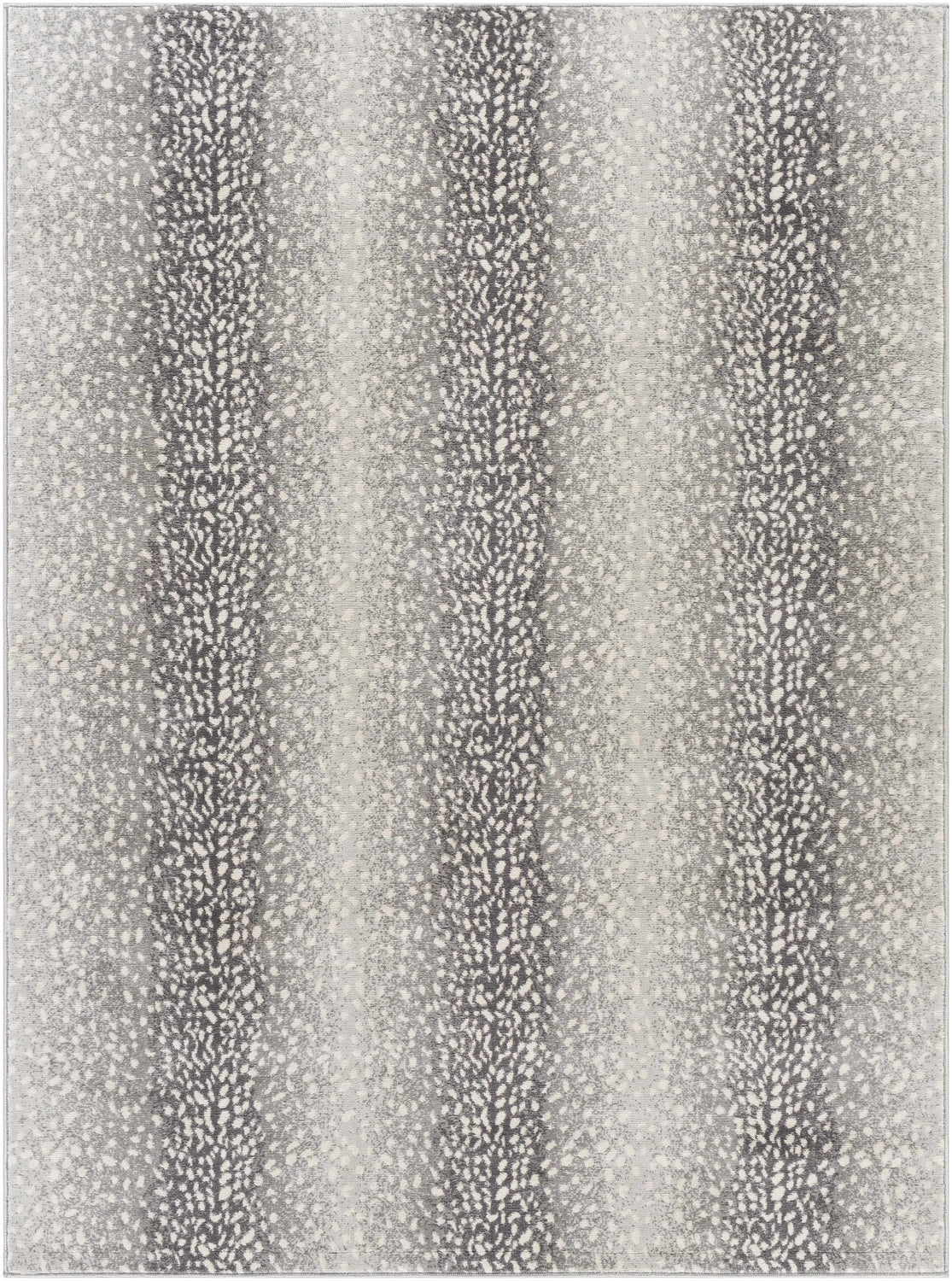 Area Rug featuring Charcoal Shading and Vertical Stripes