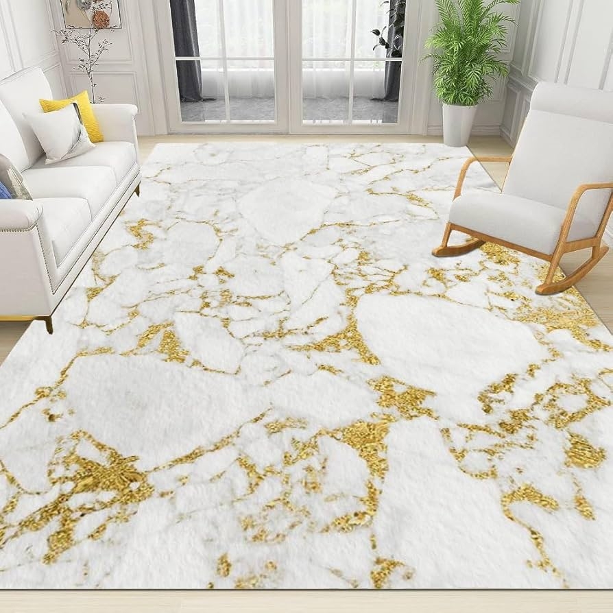 White Gold Rug