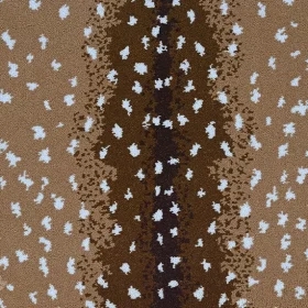 Area Rug with Dark Spine Gradient Antelope Motif