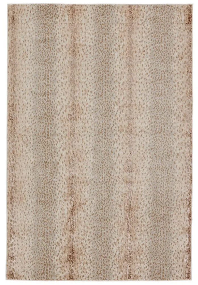 Area Rug with Vertical Tonal Shading Antelope Print