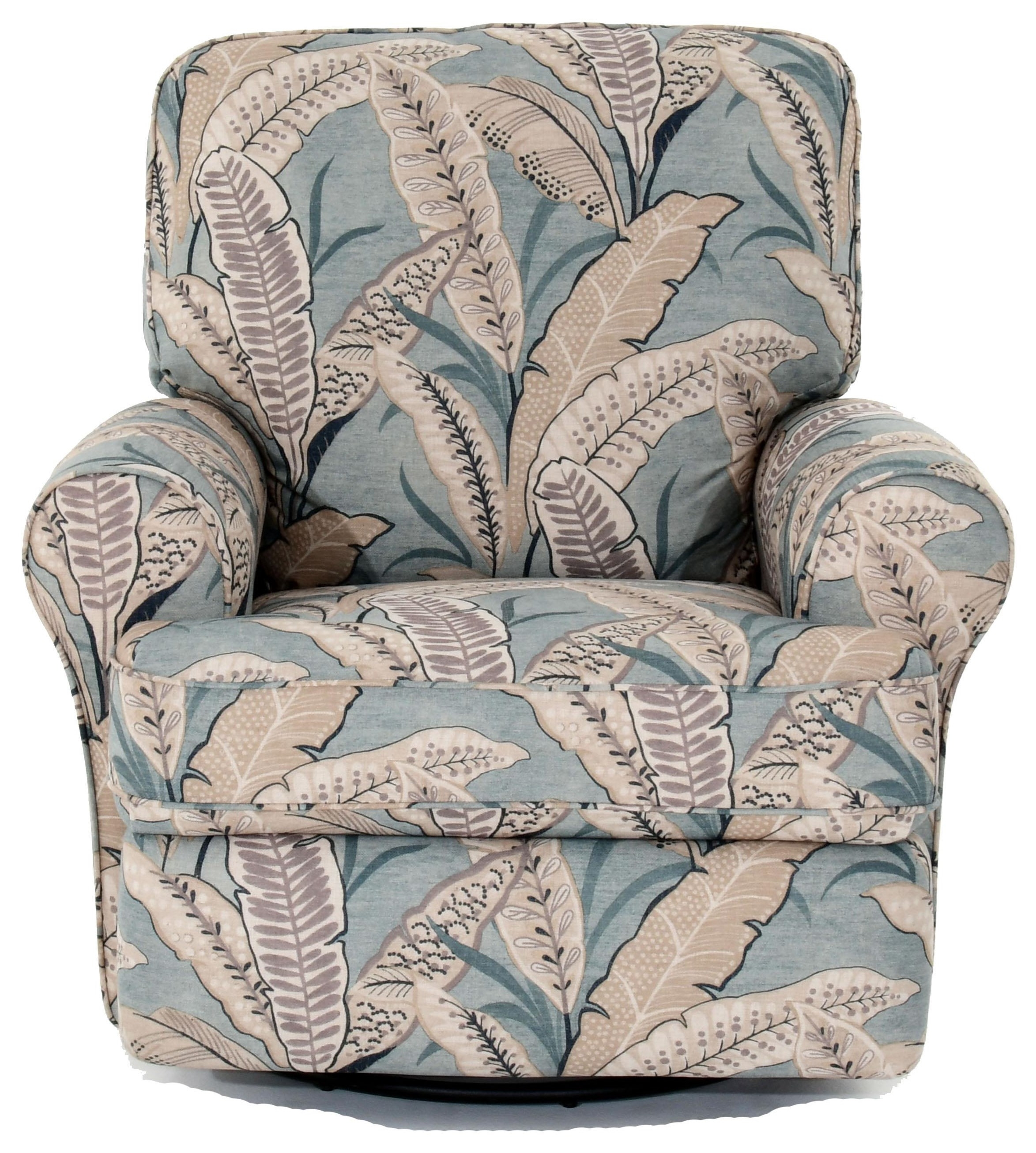 Armchair Recliner Banana Leaf Pattern Tropical Leaf Armchair