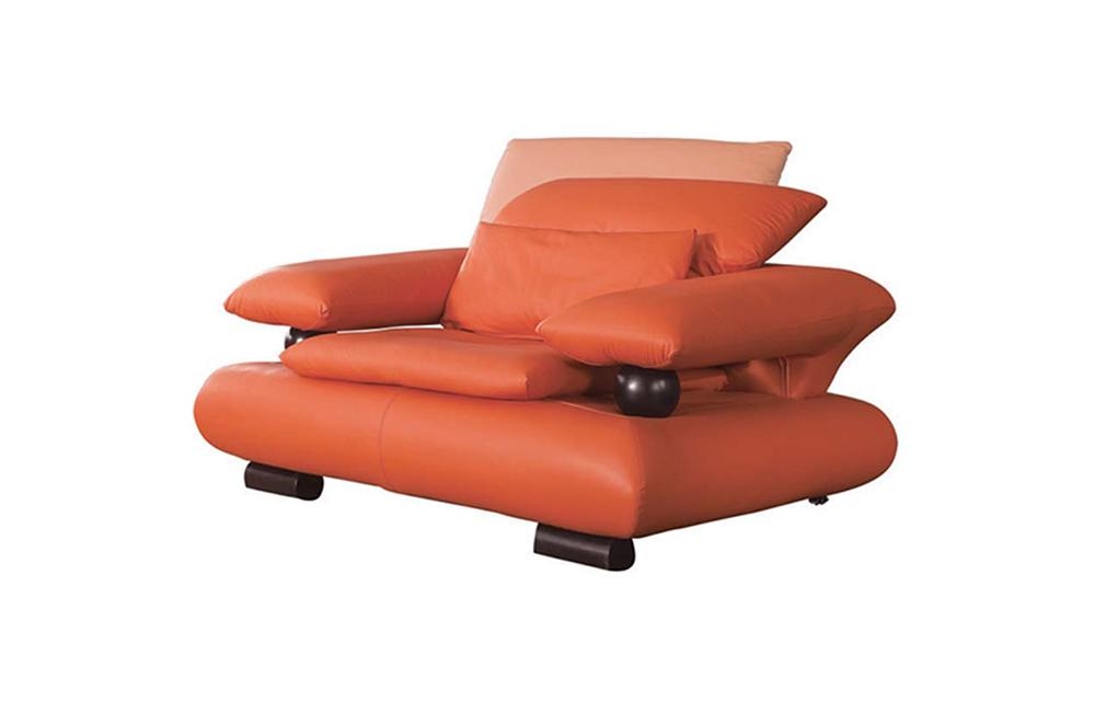 Armchair with Unique Spherical Accents Post-Modern Seating