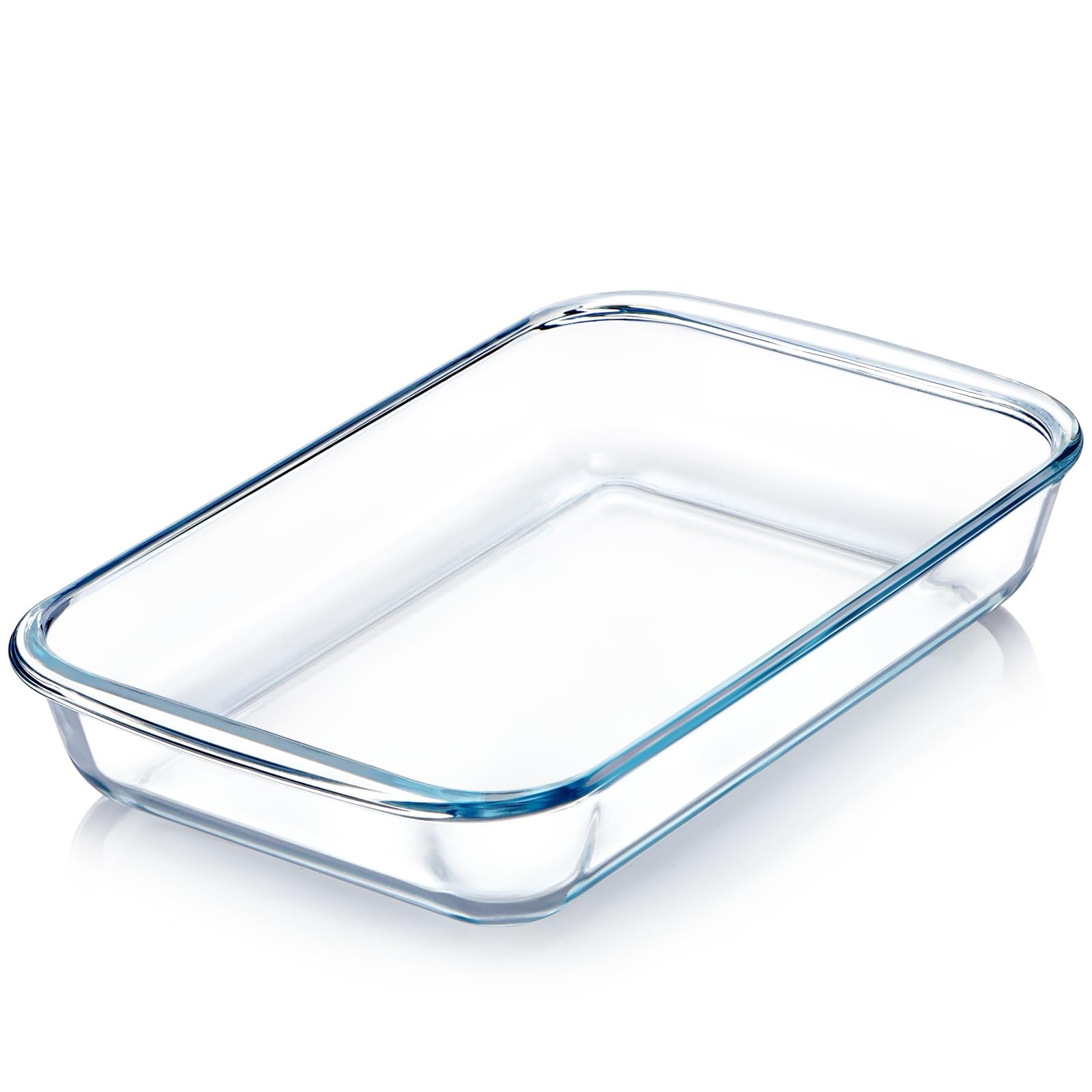 Baking Dish with Flared Rim and Rounded Clear Corners