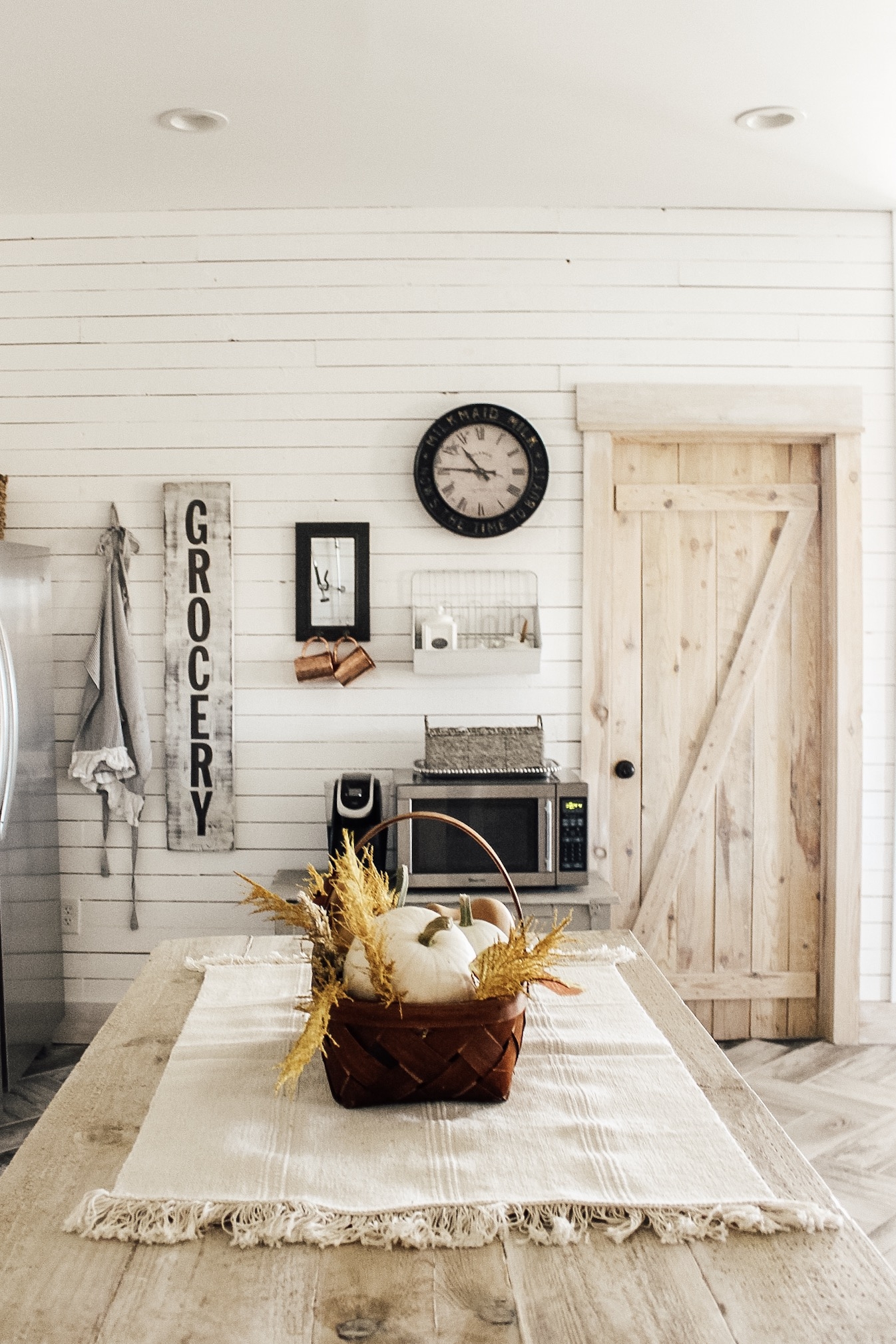 Barn Door Z-Brace Design Natural Wood Sliding Shiplap