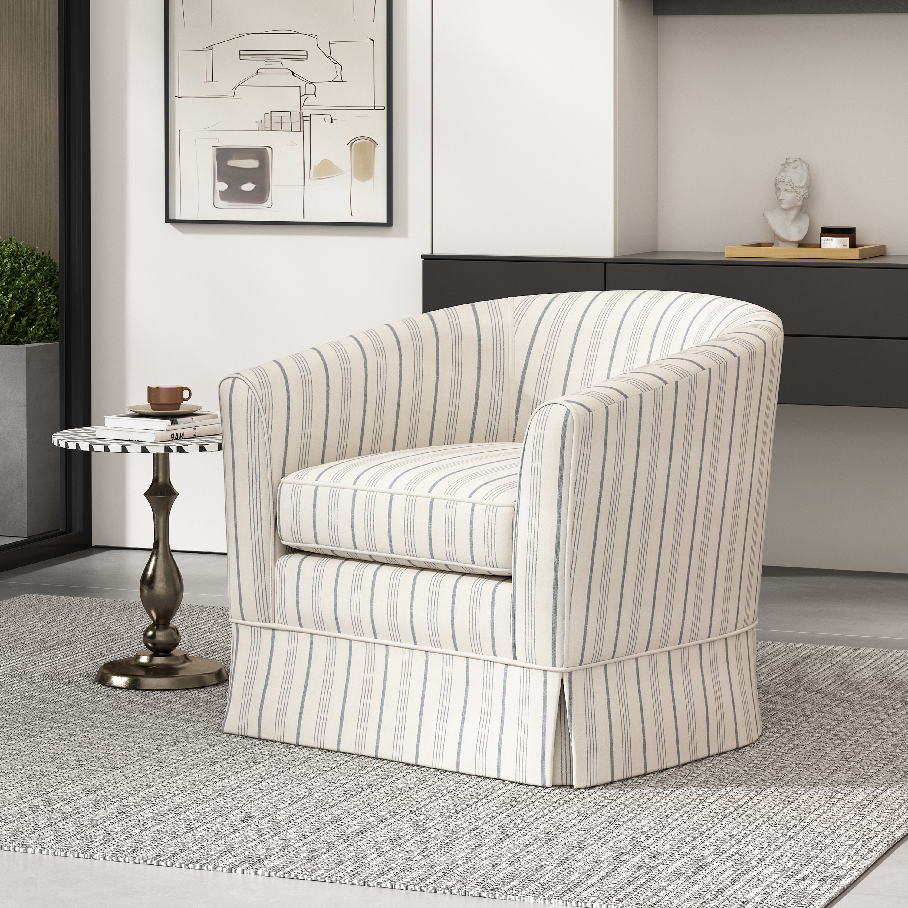 Barrel Chair Slipcover
