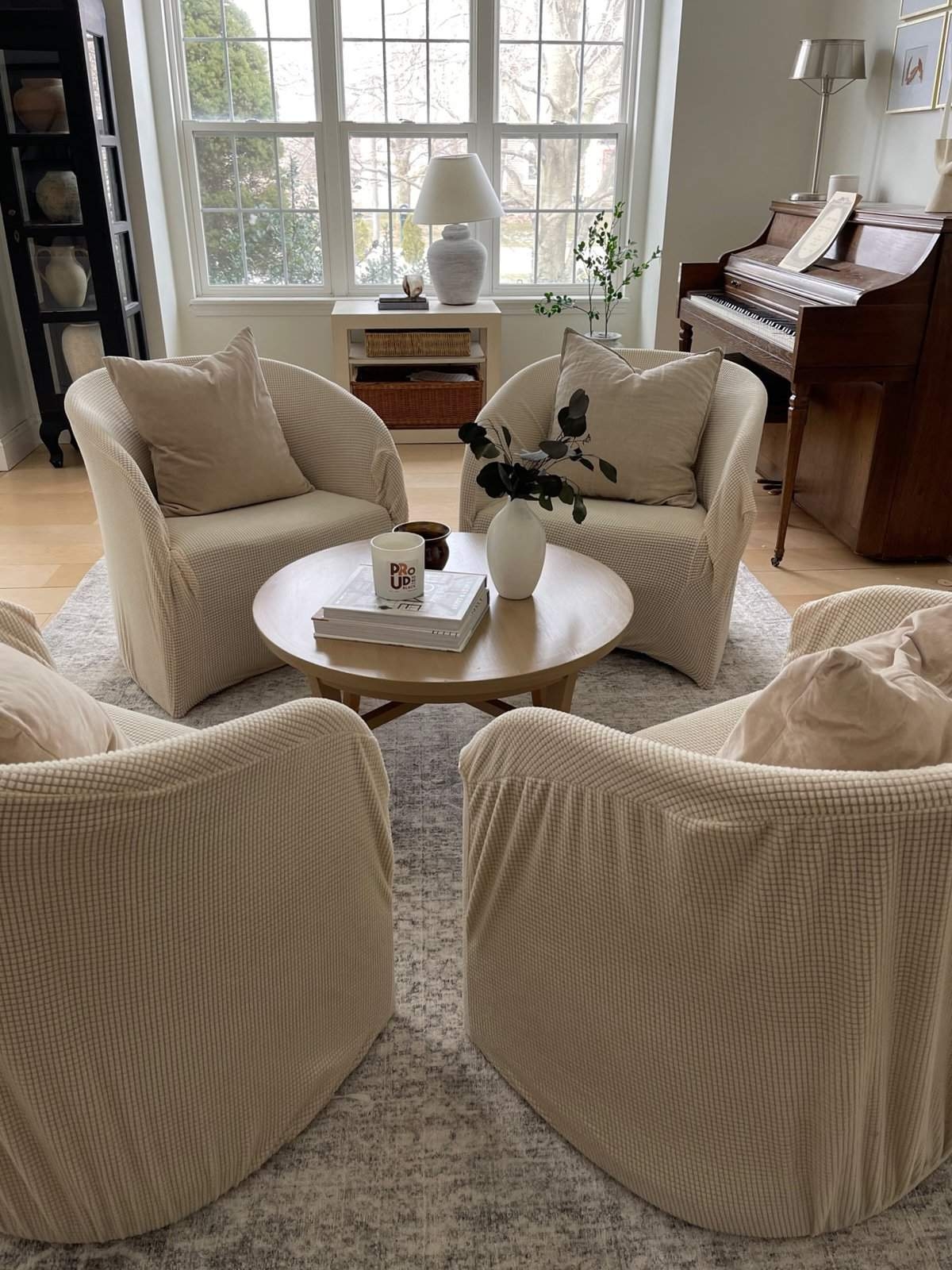 Barrel Chair Cover
