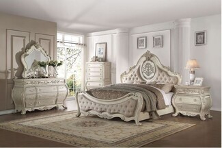 Bedroom Furniture Set: Bombe Silhouette Classic Arched Mirror