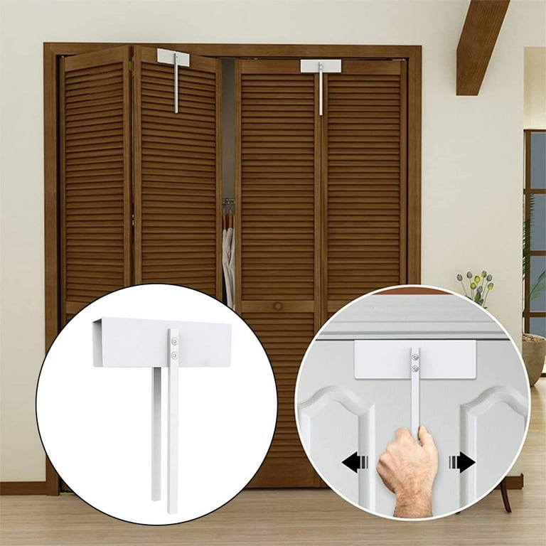 Bifold Door Lock Childproof Design Top Mounted Closet Safety