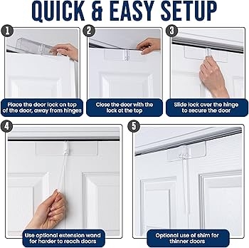 Bifold Door Lock Tool Free Install Extension Wand Safety