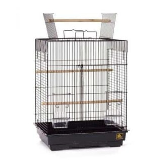 Bird Cage with Playtop Design for Black Playtop Bird Cage Setup