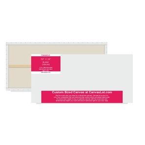Blank Canvas 50x24 Dimensions Large Landscape Painting Surface
