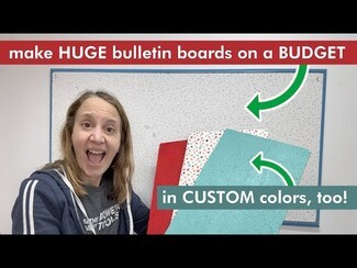 Bulletin Board: Custom Color Panels Speckled Texture Mood Board
