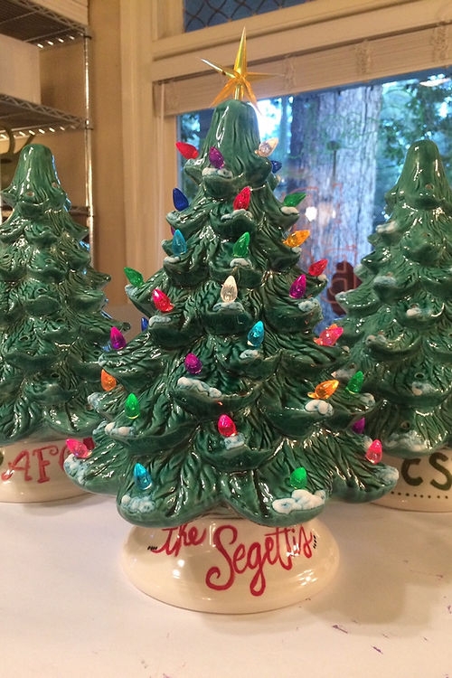 Large Ceramic Christmas Tree