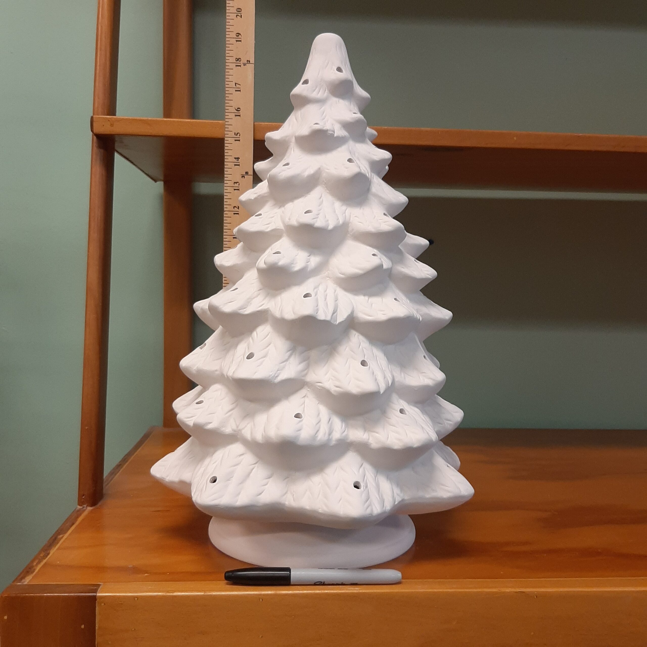 Ceramic Christmas Tree: DIY Unpainted Bisque Design