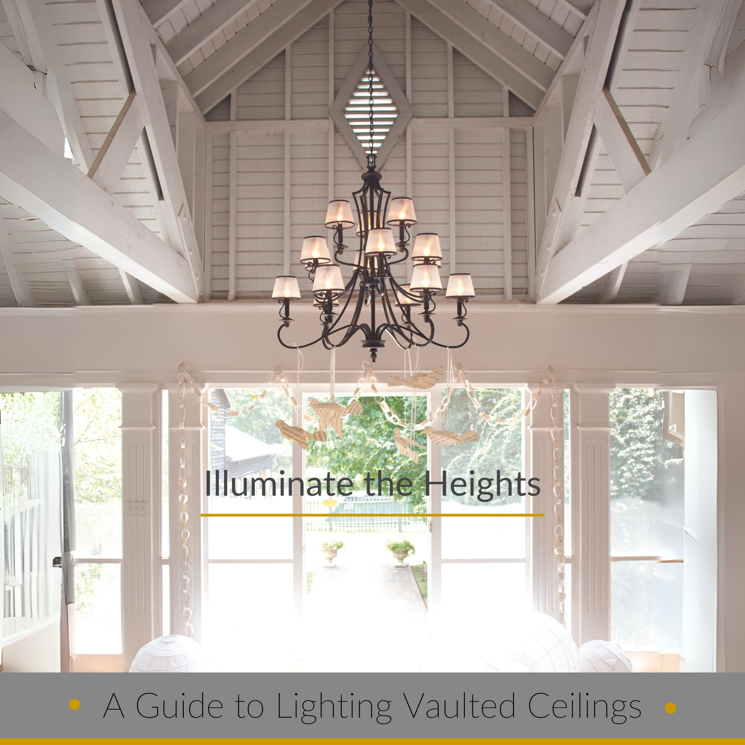Chandelier Multi-Tier Exposed Truss Architecture