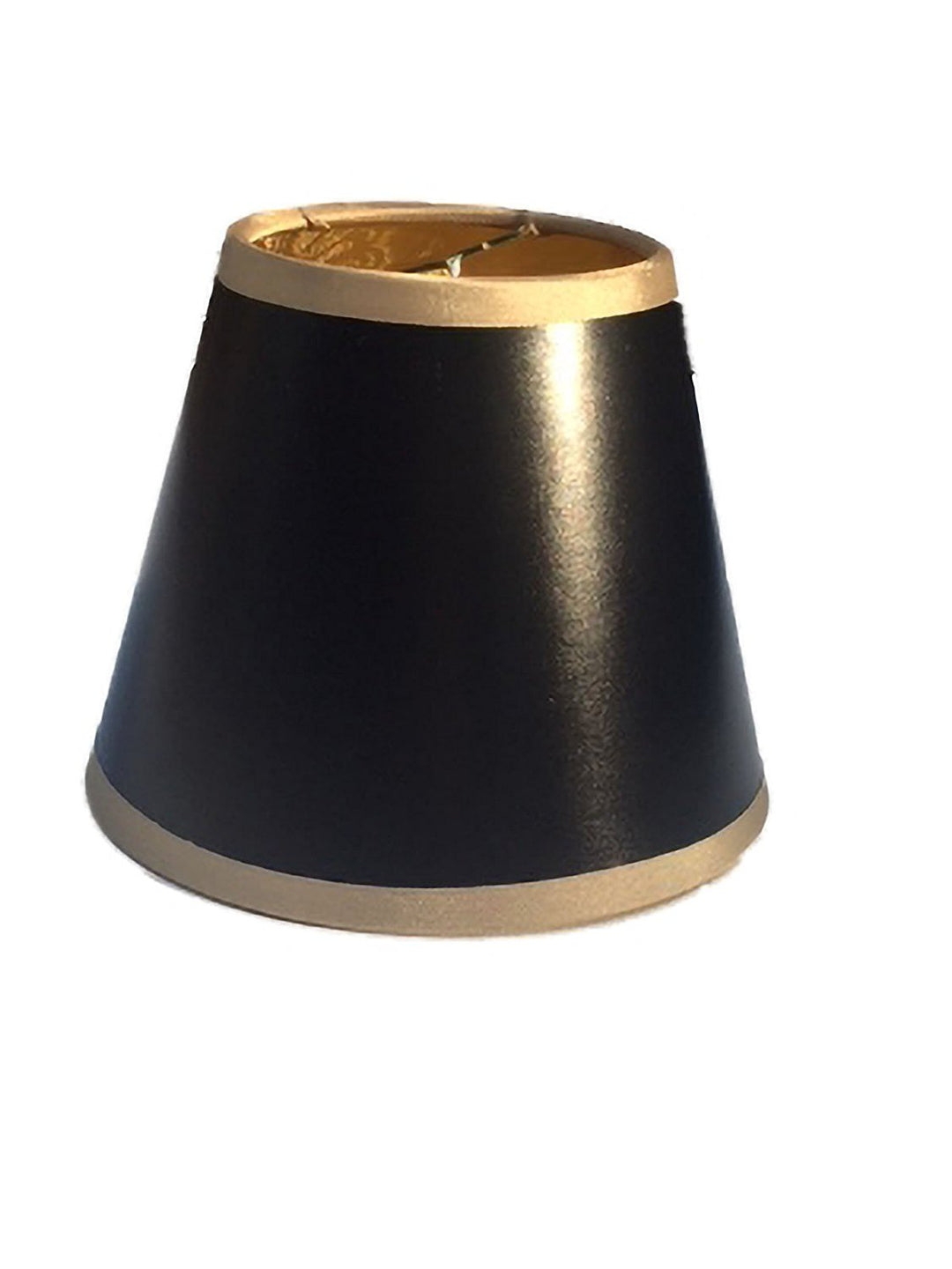 Chandelier Shade Clip-On Fitter Satin Black Finish
