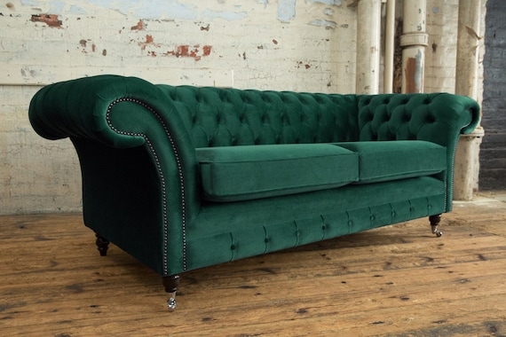 Emerald Green Settee