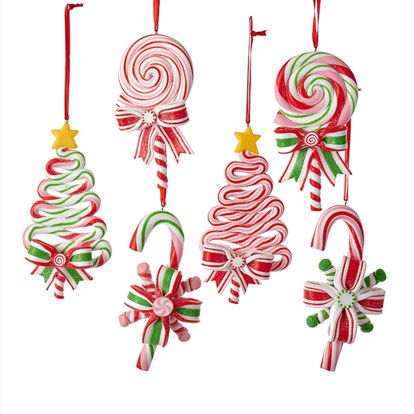 Christmas Ornament: Sugared Glitter Finish Tiered Claydough Treats