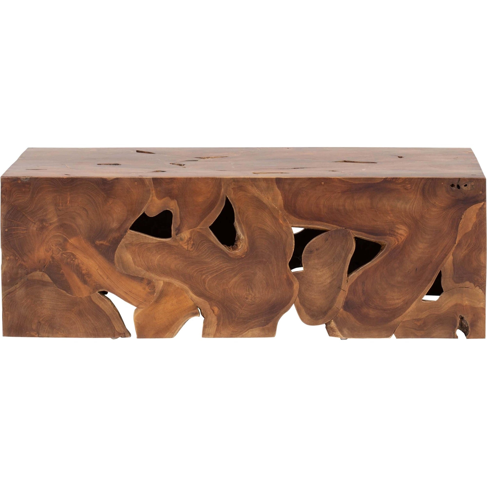 Coffee Table Sculptural Teak Root Carved Teak Coffee Table