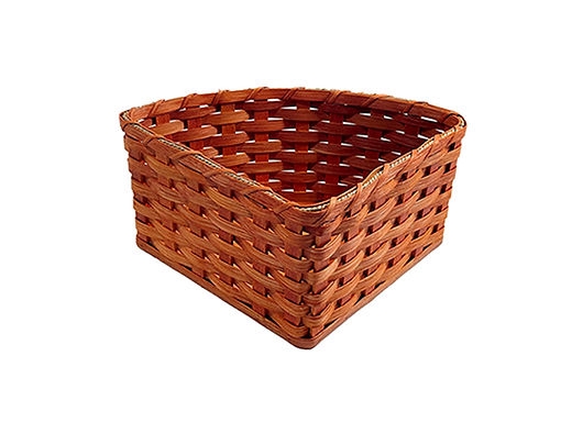 Corner Basket Right Angle Back Rustic Corner Organization