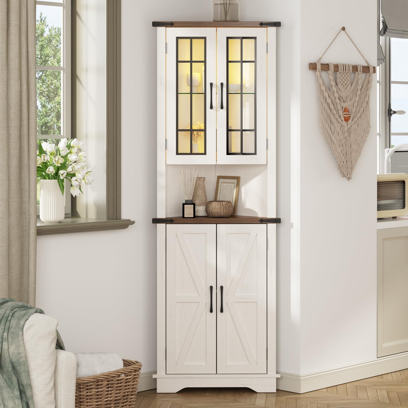 Corner Hutch Cabinets