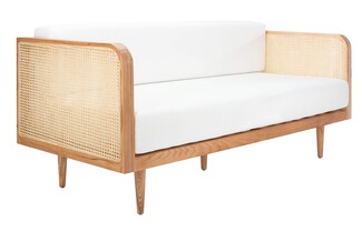 Daybed Woven Side Panels Coastal Mid-Century Seating