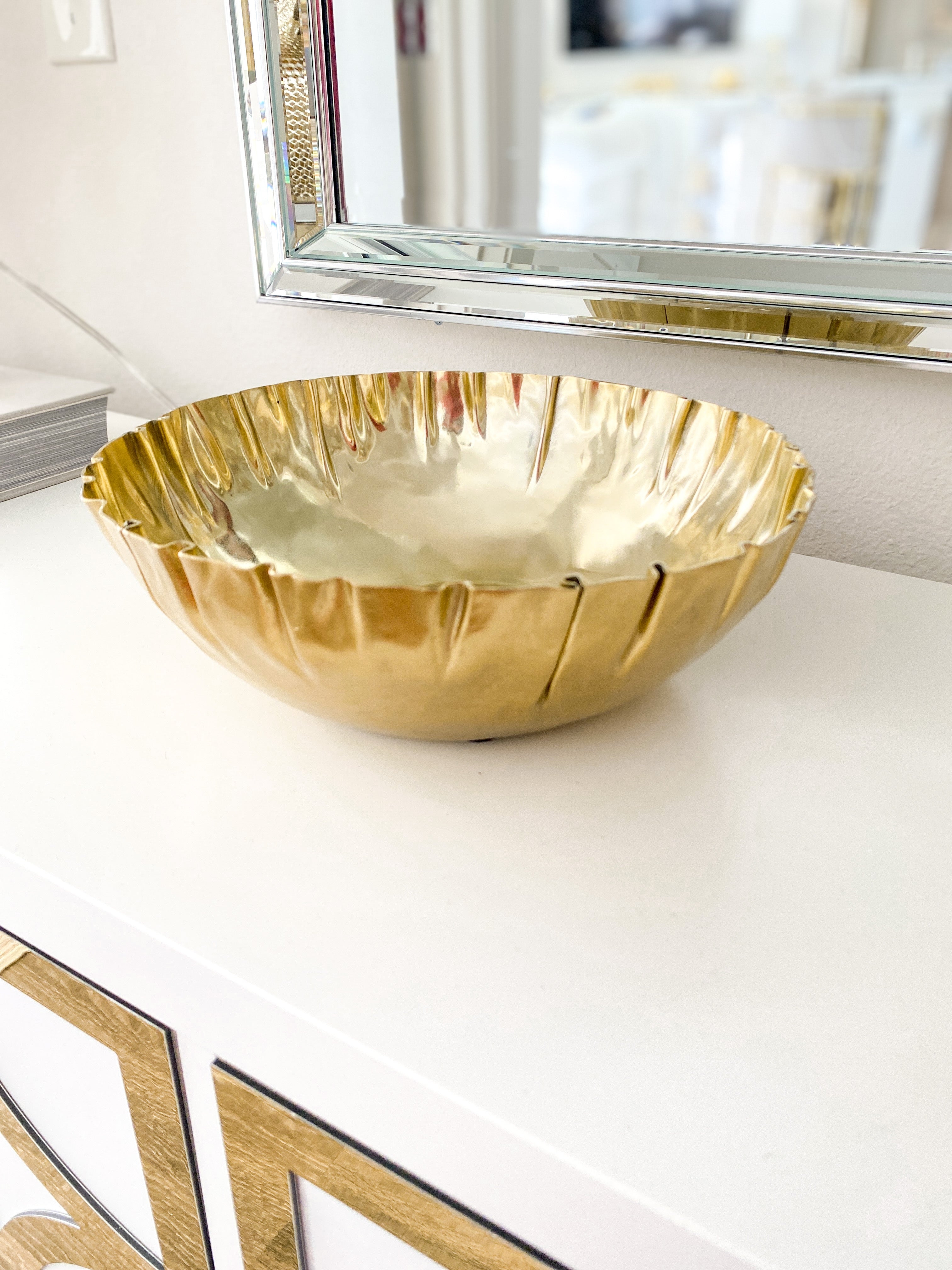 Gold Bowl Decor