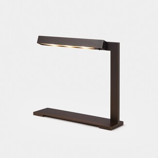 Desk Lamp featuring Cantilevered Arm and Slim Profile