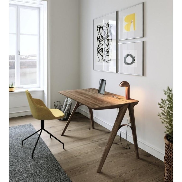 Desk with A-Frame Base: Architectural A-Frame Desk