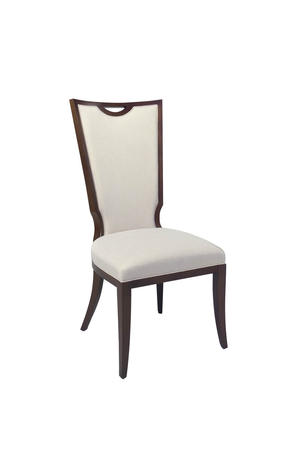 Dining Chair Handle Pull Cutout Espresso Frame Handle Pull Dining Chair