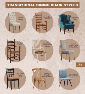 Dining Chair Versatile Back Styles Wood Ladderback Seating Ideas