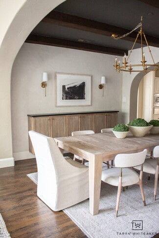 Dining Room Set Black Ceiling Textured Walls Dark Ceiling Dining Room