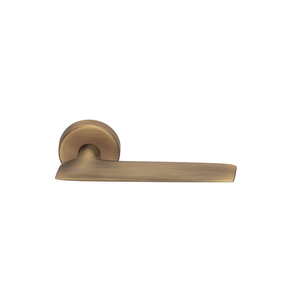 Door Handle Horizontal Brushing Italian Metallic Patina