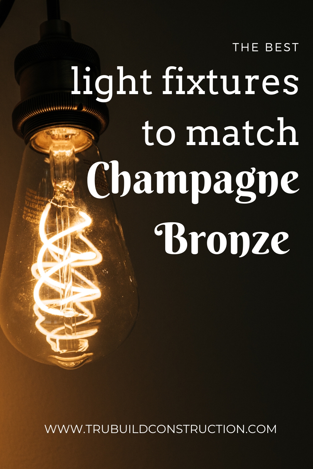 Edison Bulb with Spiral Filament and Amber Teardrop Glass