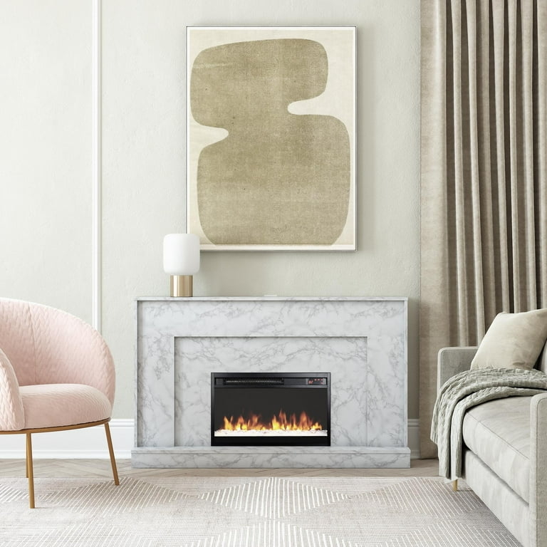 Electric Fireplace Faux Marble Faux Marble Fireplace Mantel
