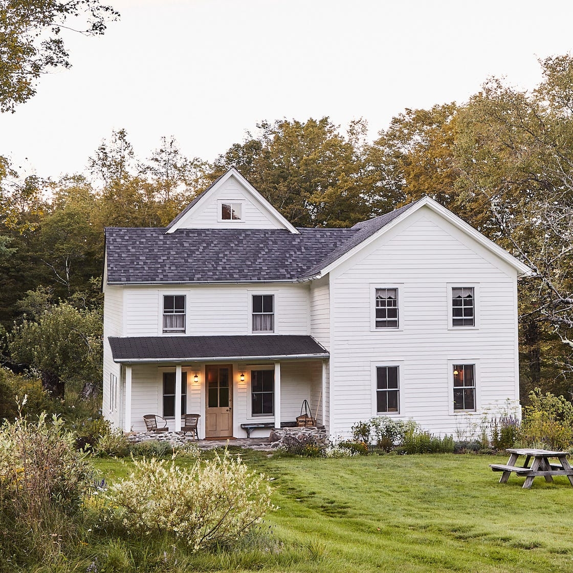 Farmhouse Natural Wood Door: white scandi farmhouse.