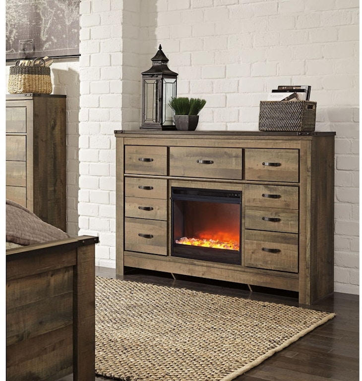 Dresser With Fireplace